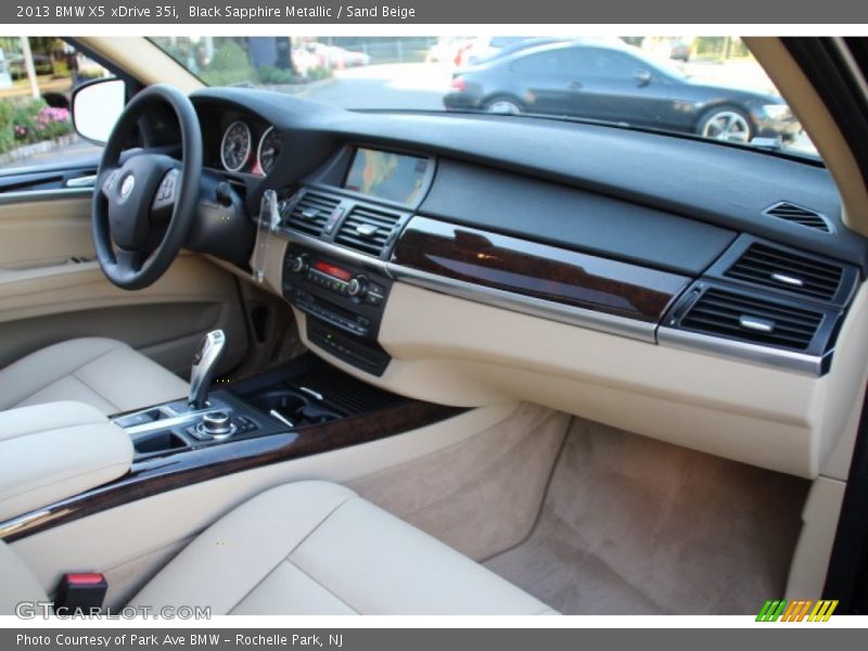 Black Sapphire Metallic / Sand Beige 2013 BMW X5 xDrive 35i
