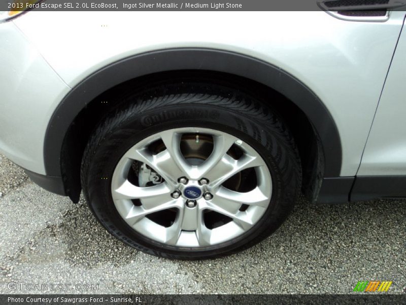 Ingot Silver Metallic / Medium Light Stone 2013 Ford Escape SEL 2.0L EcoBoost