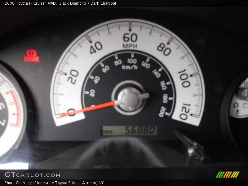 Black Diamond / Dark Charcoal 2008 Toyota FJ Cruiser 4WD