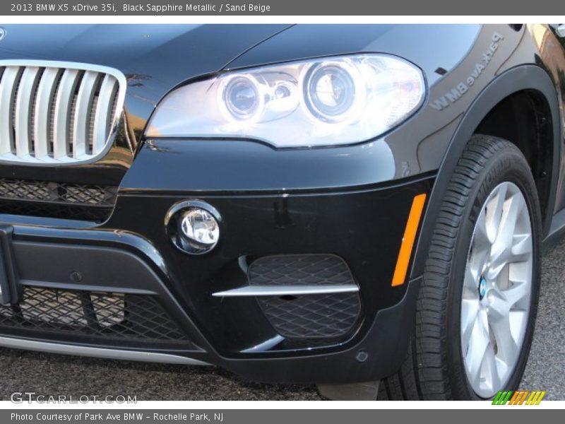 Black Sapphire Metallic / Sand Beige 2013 BMW X5 xDrive 35i