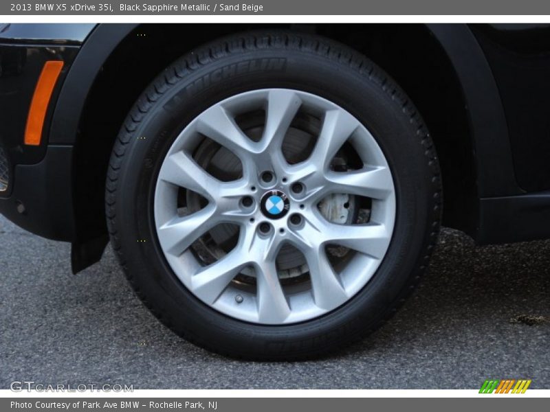 Black Sapphire Metallic / Sand Beige 2013 BMW X5 xDrive 35i