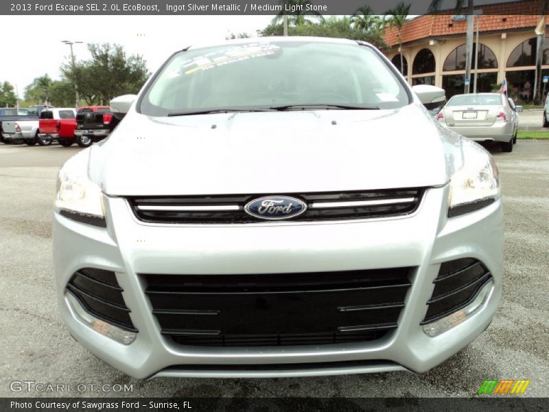 Ingot Silver Metallic / Medium Light Stone 2013 Ford Escape SEL 2.0L EcoBoost
