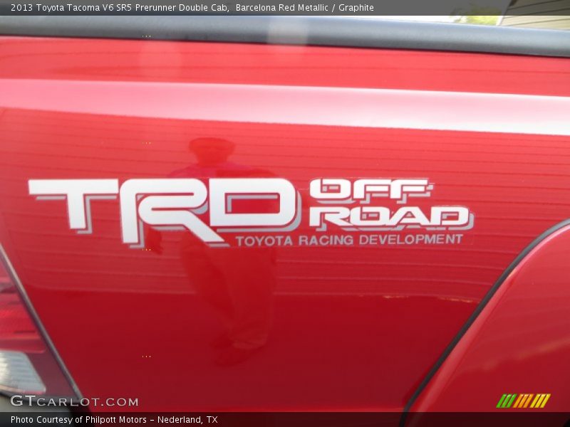 Barcelona Red Metallic / Graphite 2013 Toyota Tacoma V6 SR5 Prerunner Double Cab