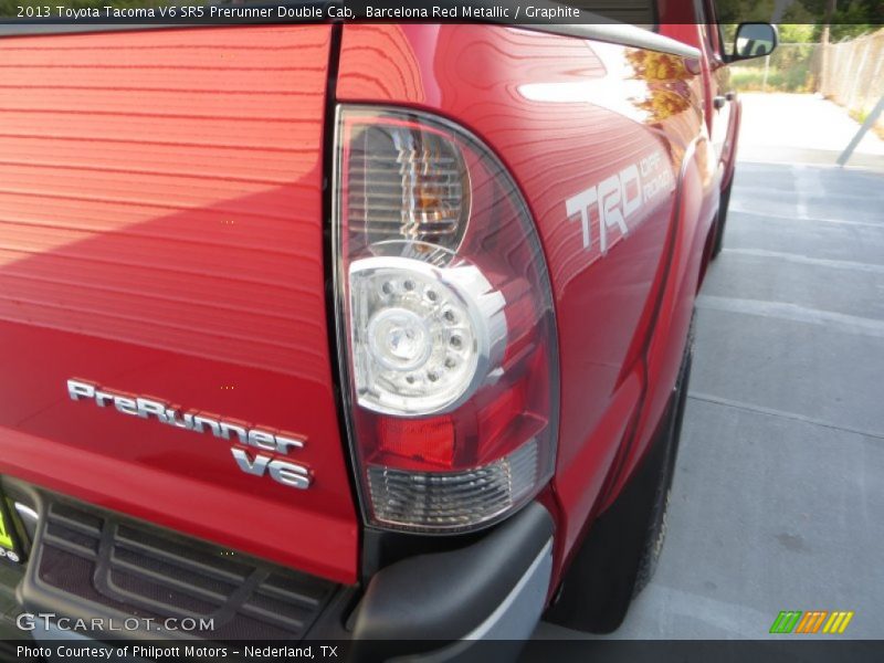 Barcelona Red Metallic / Graphite 2013 Toyota Tacoma V6 SR5 Prerunner Double Cab