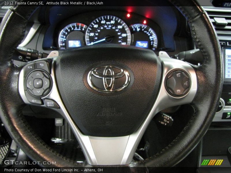 Attitude Black Metallic / Black/Ash 2012 Toyota Camry SE