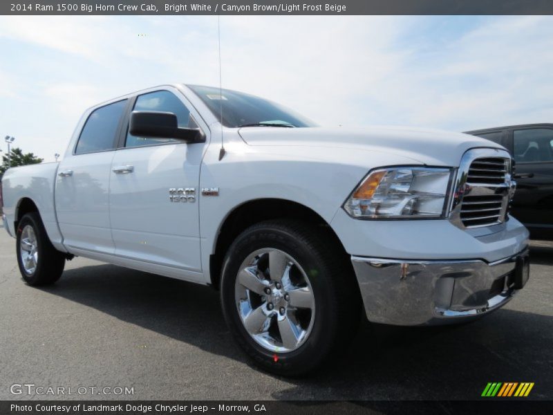 Front 3/4 View of 2014 1500 Big Horn Crew Cab