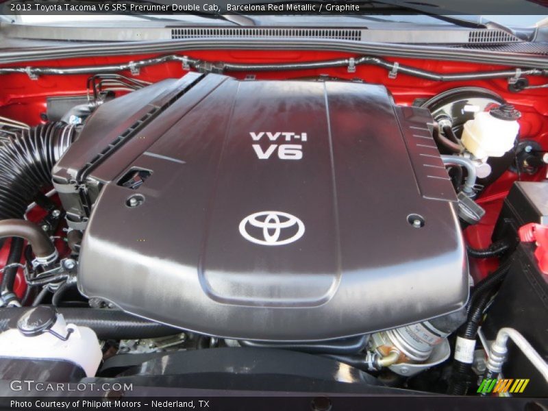 Barcelona Red Metallic / Graphite 2013 Toyota Tacoma V6 SR5 Prerunner Double Cab