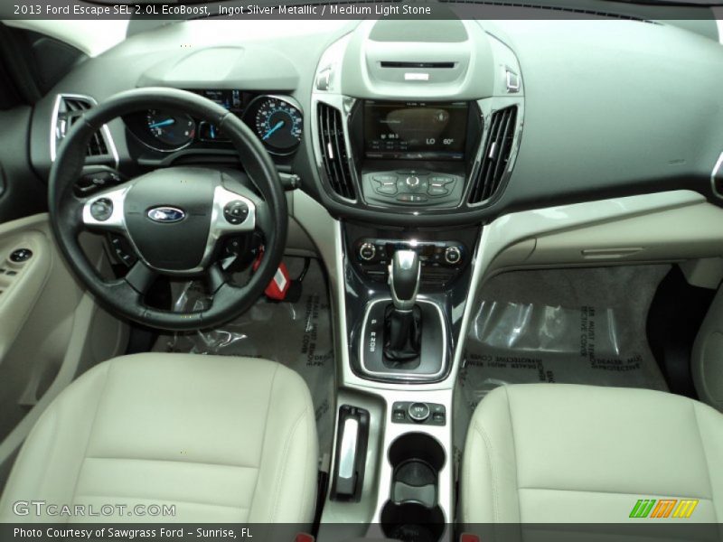 Ingot Silver Metallic / Medium Light Stone 2013 Ford Escape SEL 2.0L EcoBoost