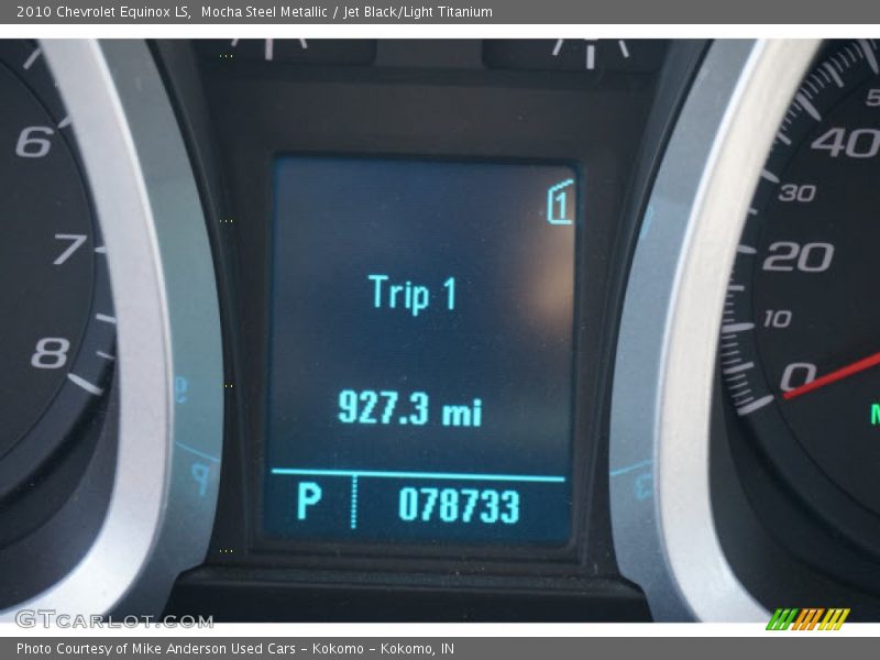 Mocha Steel Metallic / Jet Black/Light Titanium 2010 Chevrolet Equinox LS