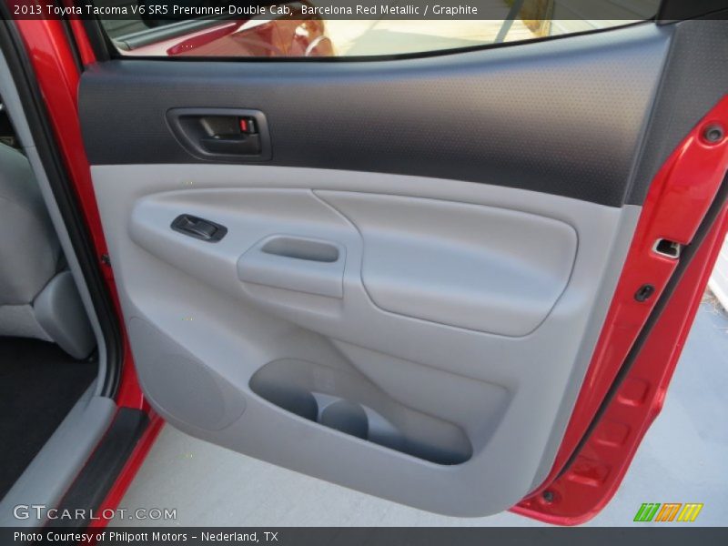 Barcelona Red Metallic / Graphite 2013 Toyota Tacoma V6 SR5 Prerunner Double Cab