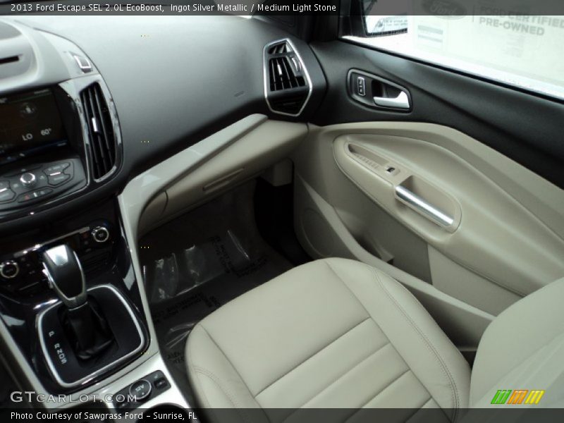 Ingot Silver Metallic / Medium Light Stone 2013 Ford Escape SEL 2.0L EcoBoost