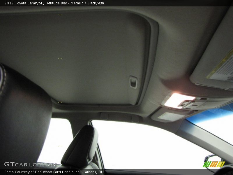 Attitude Black Metallic / Black/Ash 2012 Toyota Camry SE