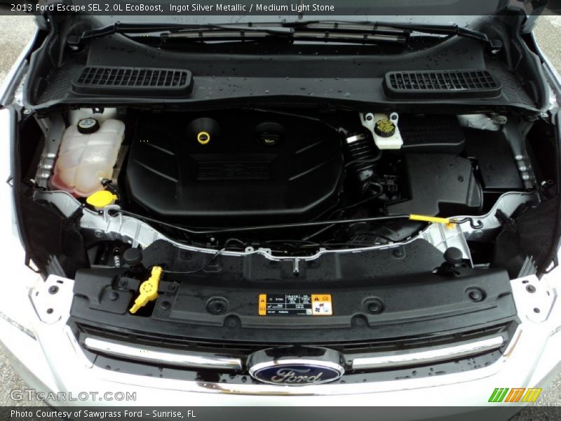 Ingot Silver Metallic / Medium Light Stone 2013 Ford Escape SEL 2.0L EcoBoost