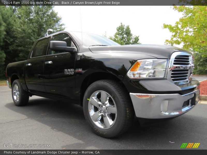 Front 3/4 View of 2014 1500 Big Horn Crew Cab