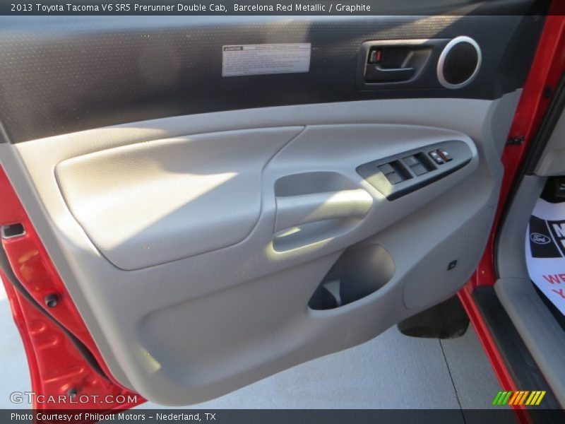 Barcelona Red Metallic / Graphite 2013 Toyota Tacoma V6 SR5 Prerunner Double Cab