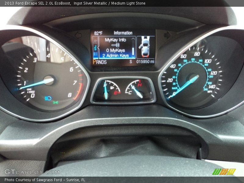 Ingot Silver Metallic / Medium Light Stone 2013 Ford Escape SEL 2.0L EcoBoost