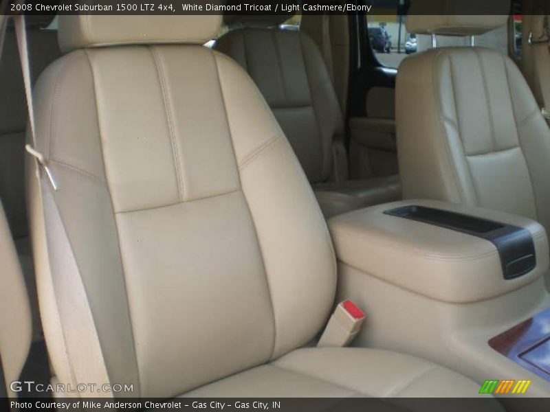 White Diamond Tricoat / Light Cashmere/Ebony 2008 Chevrolet Suburban 1500 LTZ 4x4