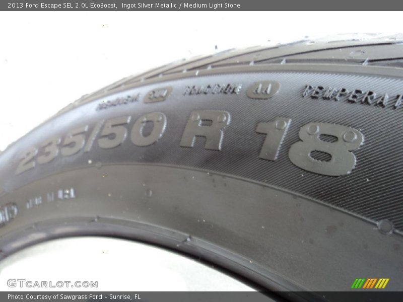 Ingot Silver Metallic / Medium Light Stone 2013 Ford Escape SEL 2.0L EcoBoost