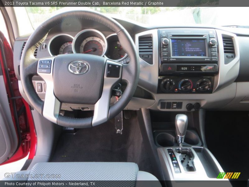 Barcelona Red Metallic / Graphite 2013 Toyota Tacoma V6 SR5 Prerunner Double Cab