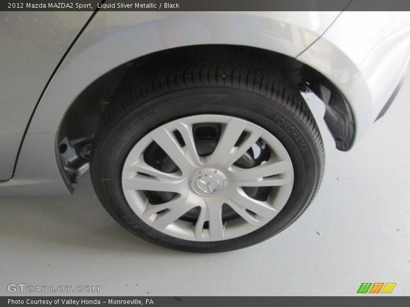 Liquid Silver Metallic / Black 2012 Mazda MAZDA2 Sport