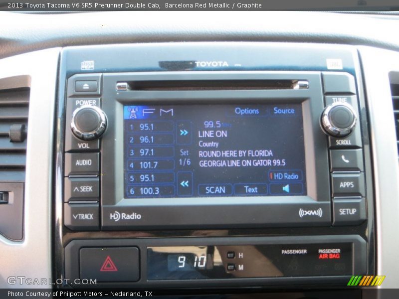Barcelona Red Metallic / Graphite 2013 Toyota Tacoma V6 SR5 Prerunner Double Cab