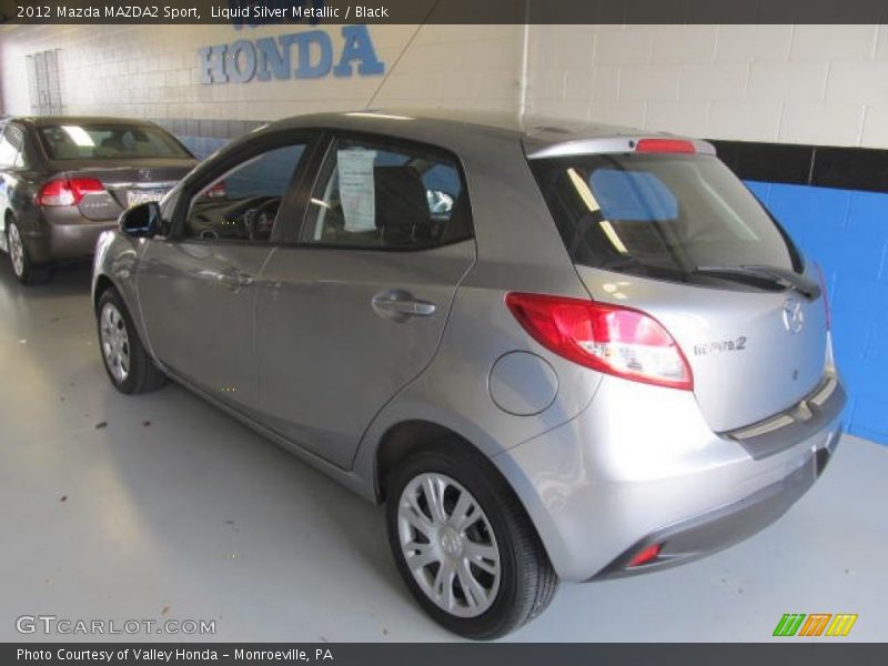 Liquid Silver Metallic / Black 2012 Mazda MAZDA2 Sport