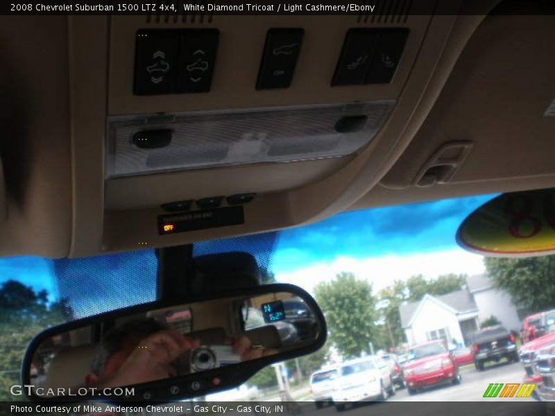 White Diamond Tricoat / Light Cashmere/Ebony 2008 Chevrolet Suburban 1500 LTZ 4x4