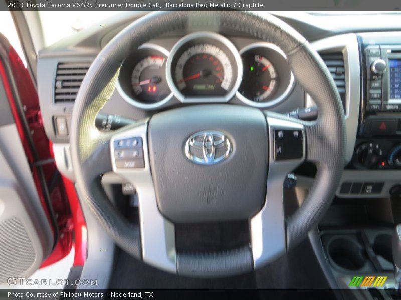 Barcelona Red Metallic / Graphite 2013 Toyota Tacoma V6 SR5 Prerunner Double Cab