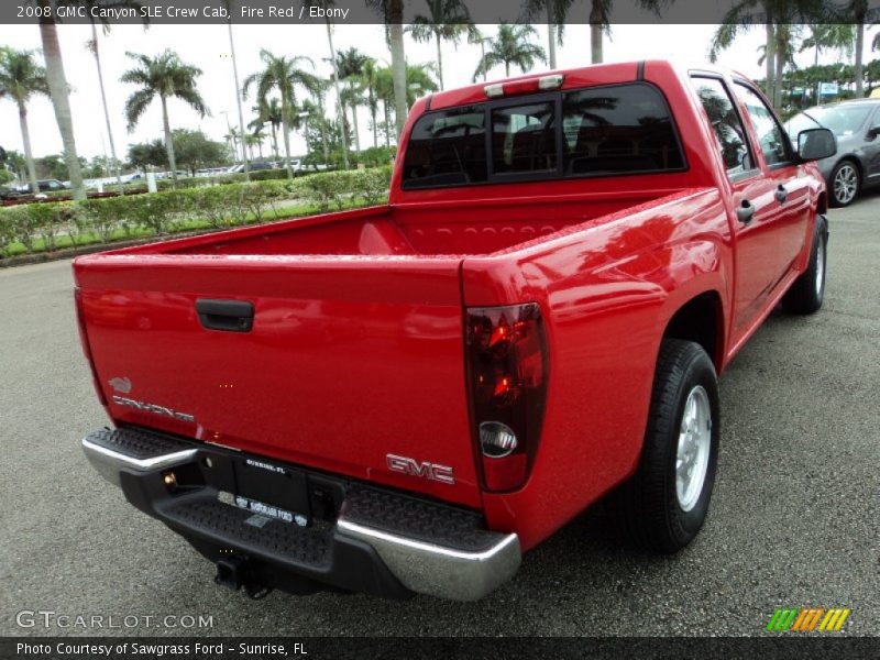 Fire Red / Ebony 2008 GMC Canyon SLE Crew Cab