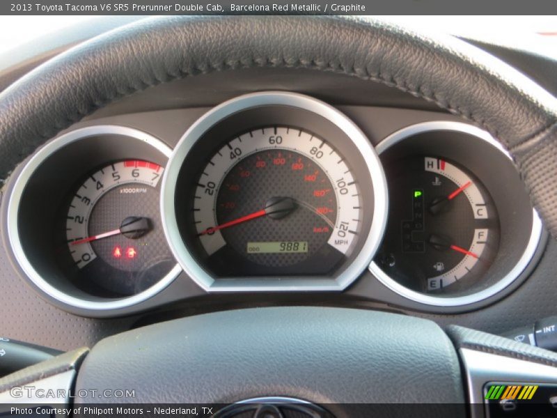 Barcelona Red Metallic / Graphite 2013 Toyota Tacoma V6 SR5 Prerunner Double Cab