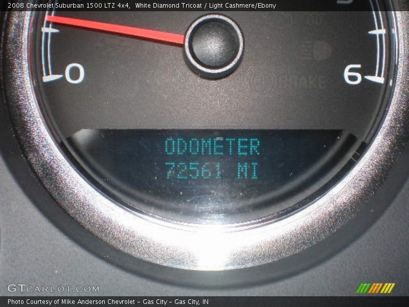 White Diamond Tricoat / Light Cashmere/Ebony 2008 Chevrolet Suburban 1500 LTZ 4x4