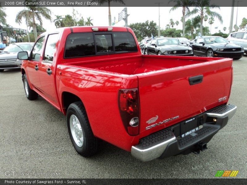 Fire Red / Ebony 2008 GMC Canyon SLE Crew Cab