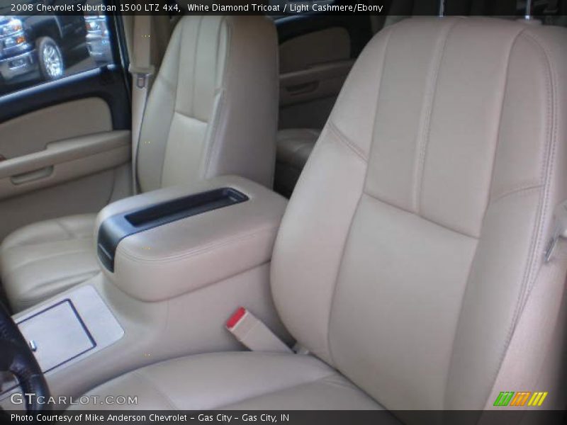 White Diamond Tricoat / Light Cashmere/Ebony 2008 Chevrolet Suburban 1500 LTZ 4x4