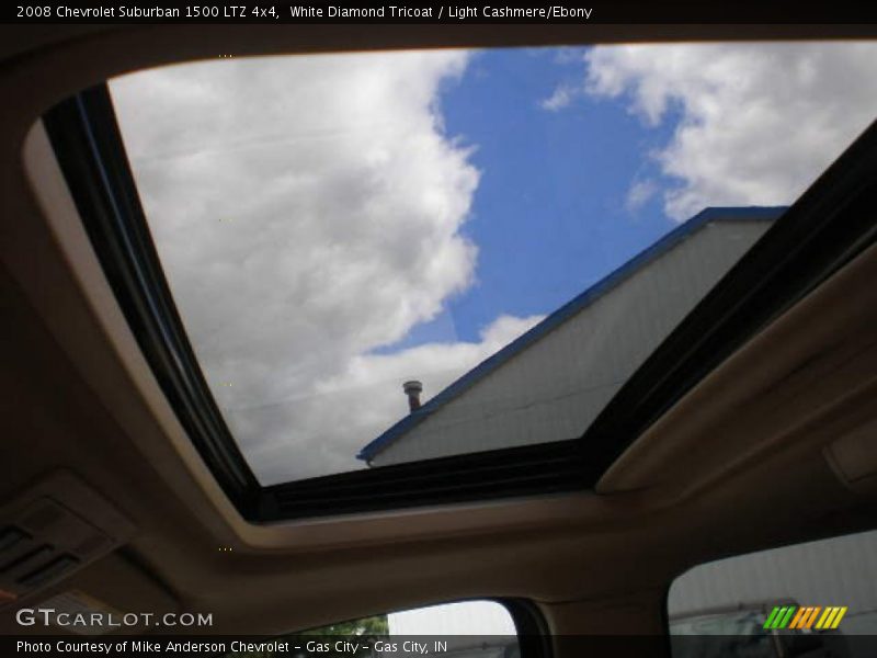 White Diamond Tricoat / Light Cashmere/Ebony 2008 Chevrolet Suburban 1500 LTZ 4x4