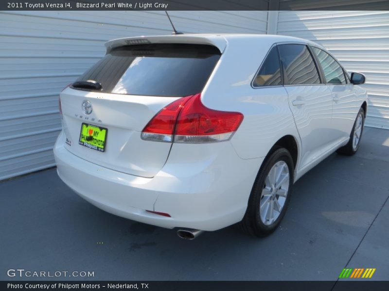 Blizzard Pearl White / Light Gray 2011 Toyota Venza I4