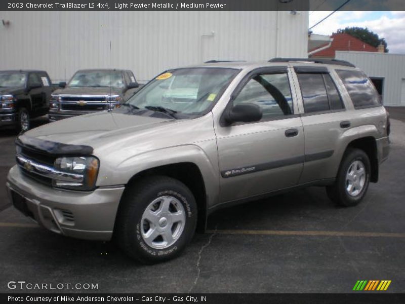 Light Pewter Metallic / Medium Pewter 2003 Chevrolet TrailBlazer LS 4x4