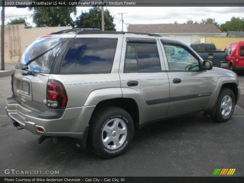 Light Pewter Metallic / Medium Pewter 2003 Chevrolet TrailBlazer LS 4x4