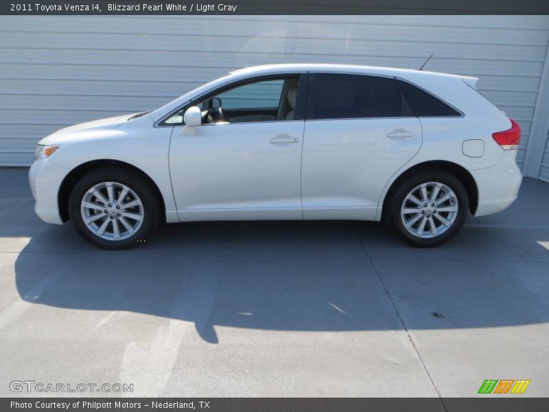 Blizzard Pearl White / Light Gray 2011 Toyota Venza I4