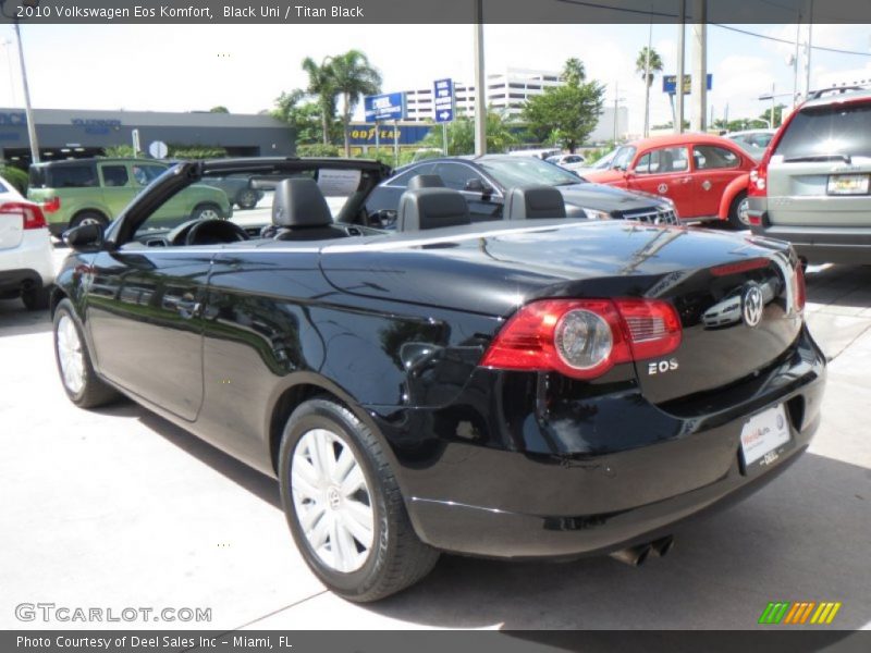 Black Uni / Titan Black 2010 Volkswagen Eos Komfort