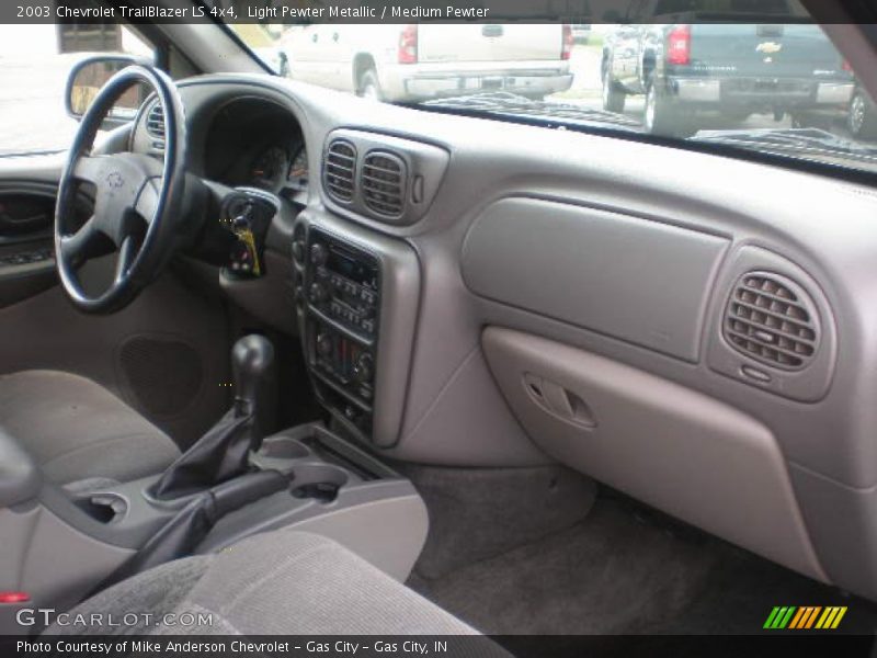 Light Pewter Metallic / Medium Pewter 2003 Chevrolet TrailBlazer LS 4x4