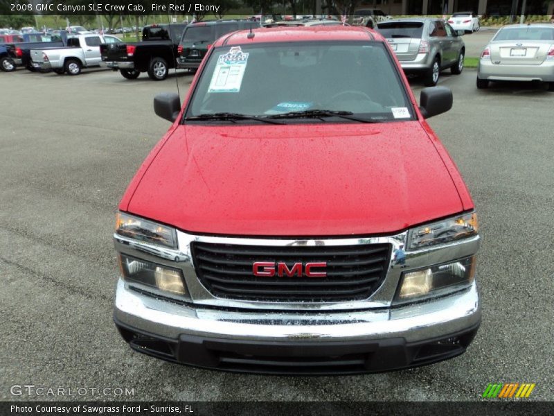 Fire Red / Ebony 2008 GMC Canyon SLE Crew Cab