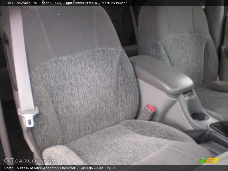 Light Pewter Metallic / Medium Pewter 2003 Chevrolet TrailBlazer LS 4x4