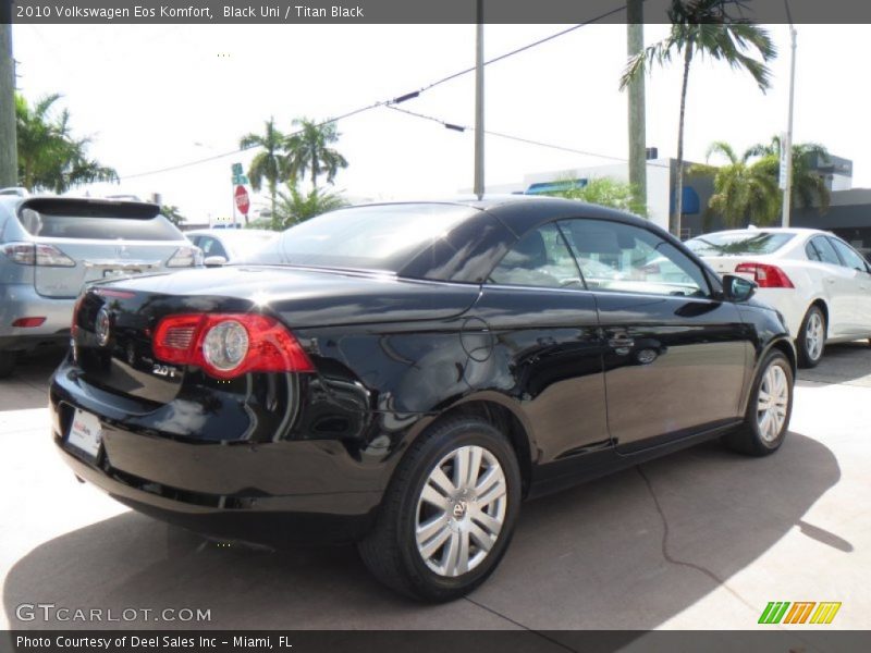 Black Uni / Titan Black 2010 Volkswagen Eos Komfort