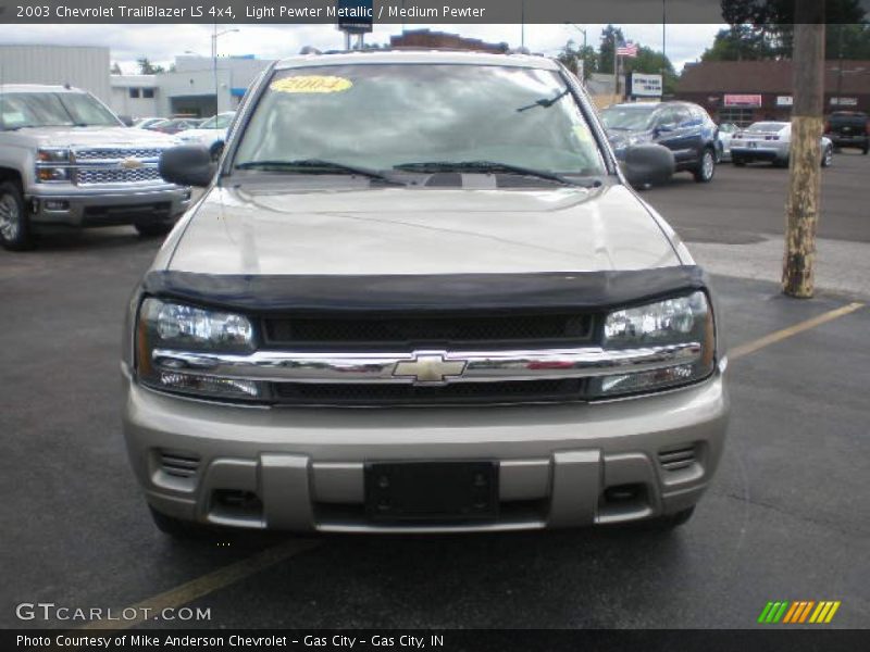 Light Pewter Metallic / Medium Pewter 2003 Chevrolet TrailBlazer LS 4x4