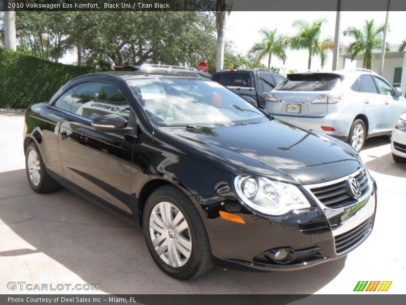 Black Uni / Titan Black 2010 Volkswagen Eos Komfort
