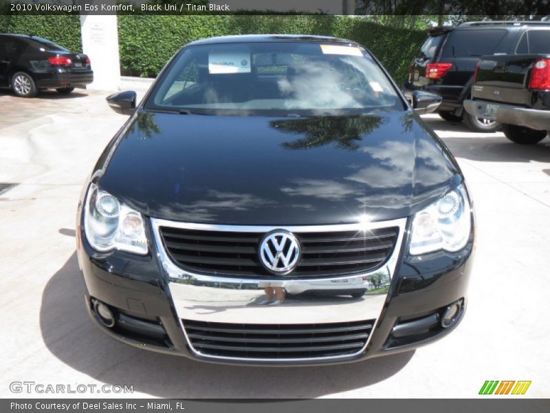 Black Uni / Titan Black 2010 Volkswagen Eos Komfort