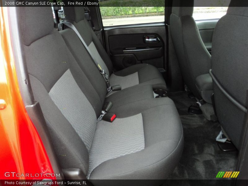 Rear Seat of 2008 Canyon SLE Crew Cab