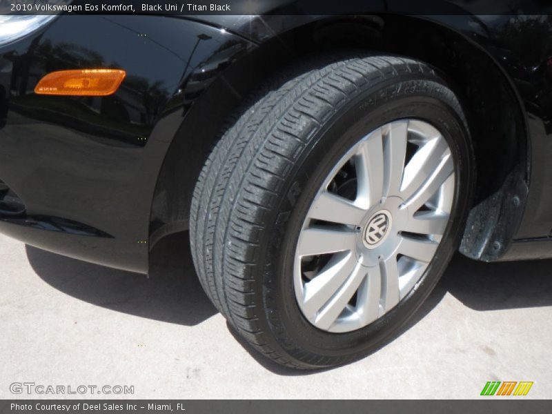 Black Uni / Titan Black 2010 Volkswagen Eos Komfort
