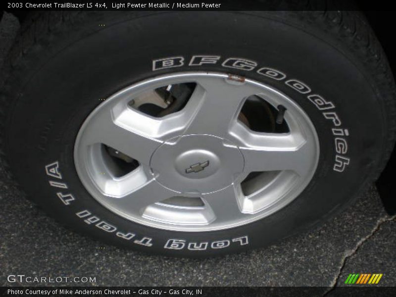 Light Pewter Metallic / Medium Pewter 2003 Chevrolet TrailBlazer LS 4x4