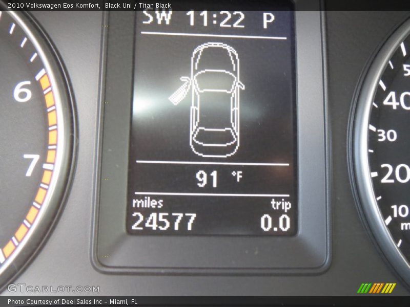 Black Uni / Titan Black 2010 Volkswagen Eos Komfort